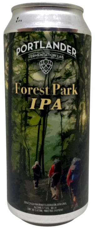 CERVEZA IPA -FOREST PARK- PORTLANDER LATA X 473 CC
