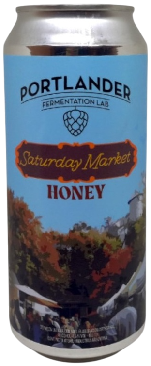 CERVEZA HONEY -SATURDAY MARKET- PORTLANDER LATA X 473 CC