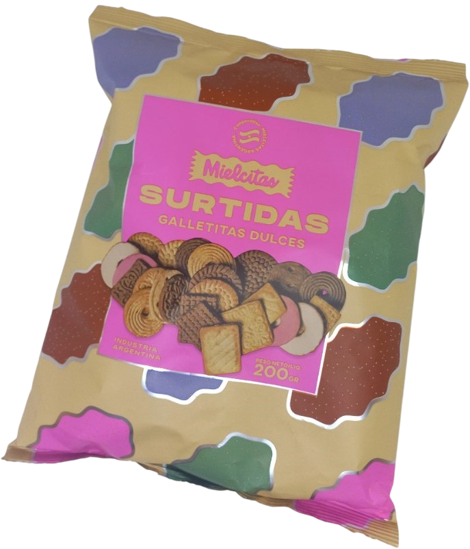 GALLETITAS DULCES SURTIDAS MIELCITAS X 200 GRS