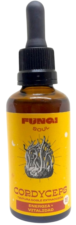 ADAPTOGENO CORDYCEPS FUNGI SOUL GOTAS X 50 ML -ENERGIA Y VITALIDAD