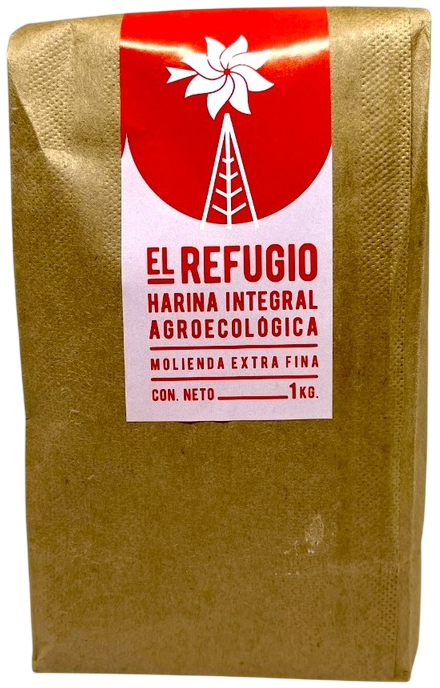 HARINA TRIGO INTEGRAL EXTRA FINA AGROECOLOGICA EL REFUGIO X 1 KG