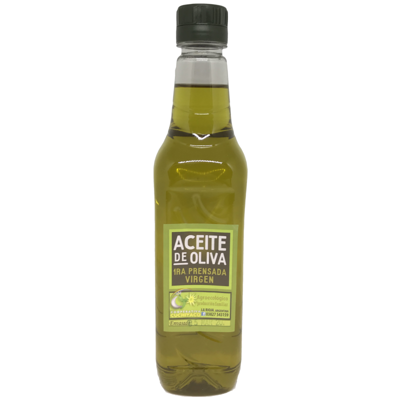 ACEITE OLIVA AGROECOLOGICO CUCHIYACO PET X 500 CC