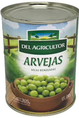 ARVEJAS DEL AGRICULTOR X LATA 350 GRS