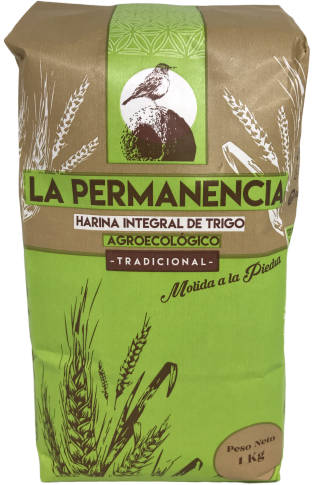 HARINA TRIGO INTEGRAL AGROECOLOGICA LA PERMANENCIA X 1KG