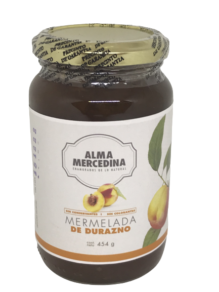 MERMELADA DURAZNO ALMA MERCEDINA X 460 GRS