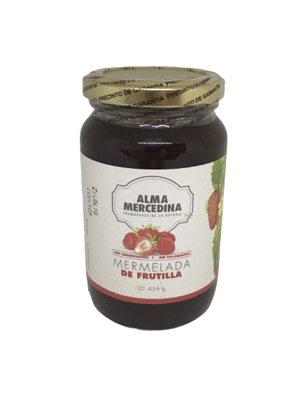 MERMELADA FRUTILLA ALMA MERCEDINA X 460 GRS