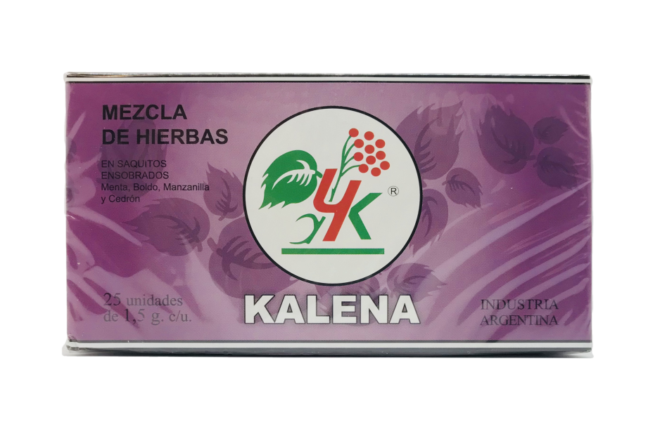 ​​​TE MIX HIERBAS KALENA X 25 SAQUITOS