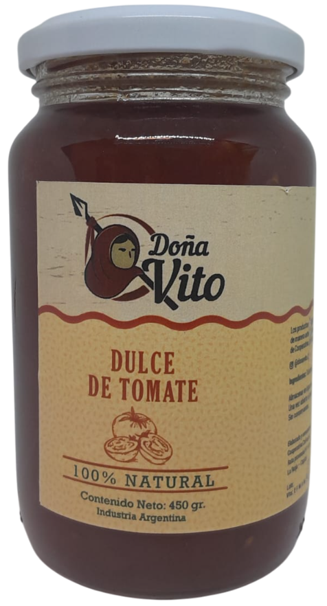 MERMELADA TOMATE DONA VITO X 450 GRS