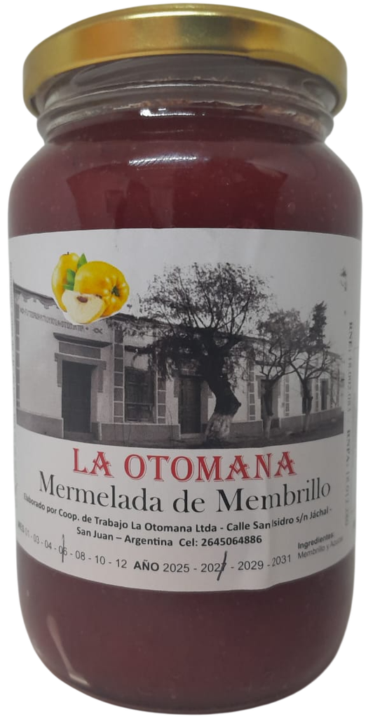 MERMELADA MEMBRILLO LA OTOMANA X 500 GRS