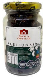 [p3230] ACEITUNAS GRIEGAS FINCAS DE CRUZ DEL EJE VIDRIO X 250 GRS