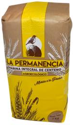 [p1032] HARINA CENTENO INTEGRAL AGROECOLOGICA LA PERMANENCIA X 1KG