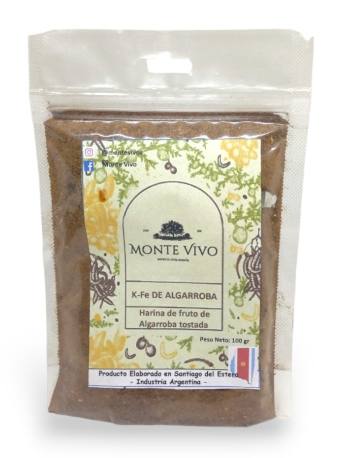 CAFE DE ALGARROBA MONTE VIVO X 100 GRS