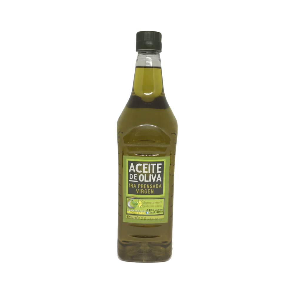 ACEITE OLIVA AGROECOLOGICO CUCHIYACO PET X 1 LT