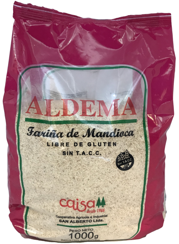 FARIÑA MANDIOCA ALDEMA -SIN TACC- X 1 KG