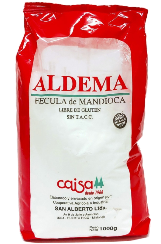 FECULA MANDIOCA ALDEMA -SIN TACC- X 1 KG