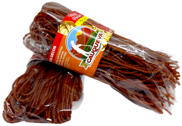 FIDEOS MAIZ CAPIA Y PIMENTON CAUQUEVA X 300 GRS 