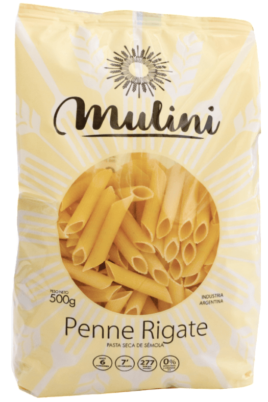 FIDEOS PENNE MULINI X 500 GRS
