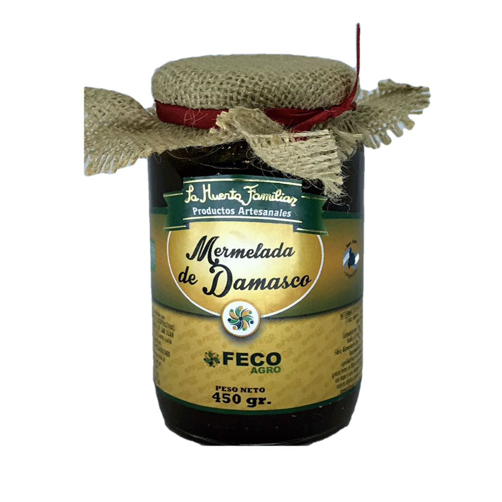 MERMELADA DAMASCO LA HUERTA FAMILIAR X 454 GRS
