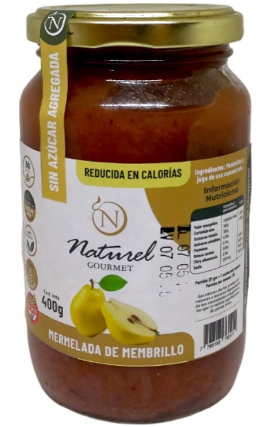 MERMELADA MEMBRILLO NATUREL GOURMET X 400 GRS