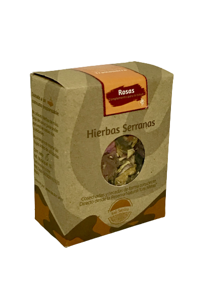 ROSA PETALOS RAIZ SERRANA CAJA CHICA