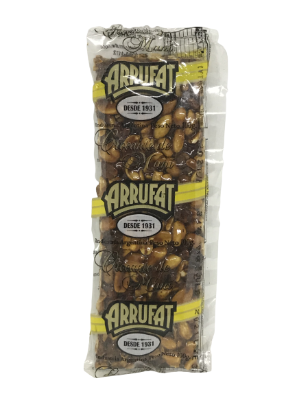 ​​​​TURRON CROCANTE MANI ARRUFAT X 100 GRS