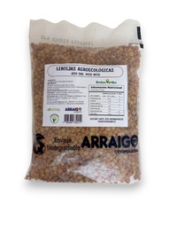 [p3116] LENTEJAS SECAS AGROECOLOGICAS BROTES VERDES X 400 GRS