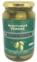 [p1249] ACEITUNAS VERDES FINCAS DE CRUZ DEL EJE X 250 GRS