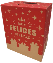 [p1413] CAJA NAVIDEÑA BASICA