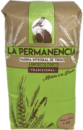 [p1031] HARINA TRIGO INTEGRAL AGROECOLOGICA LA PERMANENCIA X 1KG