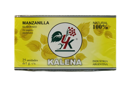 [p0351] ​​​TE MANZANILLA SAQUITOS KALENA X 25 U