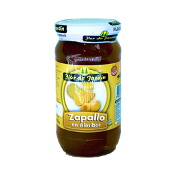 [p0411] ZAPALLO EN ALMIBAR FLOR DE JARDIN X 400 GRS